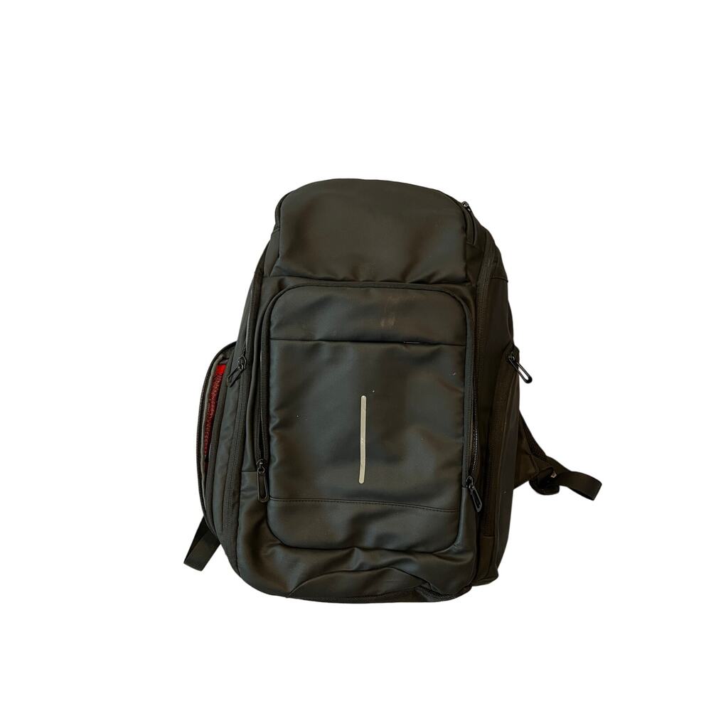 Large Black Padded Computer Backpack